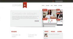 Desktop Screenshot of conceito.de